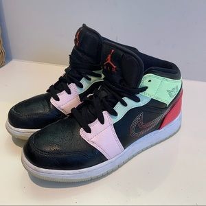 Jordan 1 multicolour US womens 7.5, mens 6